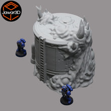 Load image into Gallery viewer, Hive Infected Silo #1 - 28mm Wargaming Scatter Terrain Scenery Tabletop - ModelBricks