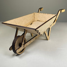 Load image into Gallery viewer, Wheelbarrow Planter - Pre-Built Model by Curious Rabbit ® - ModelBricks