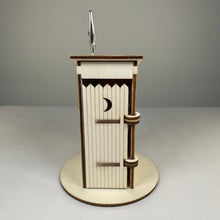 Load image into Gallery viewer, Outhouse WC Toilet - Pre-Built Model by Curious Rabbit ® - ModelBricks