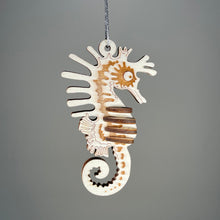 Load image into Gallery viewer, Seahorse Bauble - Handmade Ornament by Curious Rabbit ® - ModelBricks