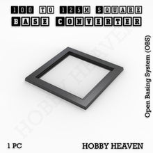 Load image into Gallery viewer, Square to Square Bases Size Converters 3d Print Full Range - ModelBricks