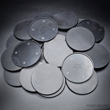 Load image into Gallery viewer, 100mm Round Plain Plastic Bases - ModelBricks