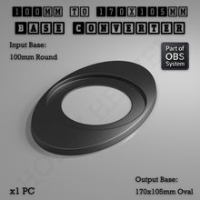 Load image into Gallery viewer, Round To Oval Bases Size Converters 3d Print Full Range - ModelBricks