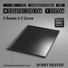 Load image into Gallery viewer, Rectangle Movement Trays | Cavalry & Monsters | 50×25-100×60mm | OBS System - ModelBricks