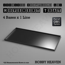 Load image into Gallery viewer, Rectangle Movement Trays | Cavalry & Monsters | 50×25-100×60mm | OBS System - ModelBricks