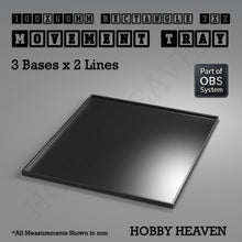 Load image into Gallery viewer, Rectangle Movement Trays | Cavalry & Monsters | 50×25-100×60mm | OBS System - ModelBricks