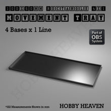 Load image into Gallery viewer, Rectangle Movement Trays | Cavalry & Monsters | 50×25-100×60mm | OBS System - ModelBricks