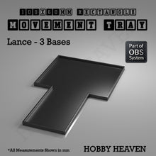 Load image into Gallery viewer, Rectangle Movement Trays | Cavalry & Monsters | 50×25-100×60mm | OBS System - ModelBricks