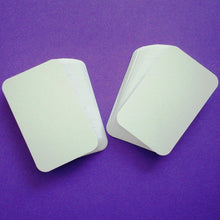 Load image into Gallery viewer, 1000 - White ROUNDED Blank Business Cards 250gsm, Stamp, Print, Smooth Card - ModelBricks