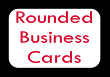 Load image into Gallery viewer, 1000 - White ROUNDED Blank Business Cards 250gsm, Stamp, Print, Smooth Card - ModelBricks