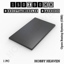 Load image into Gallery viewer, Rectangle Bases Range Sizes - 125x50mm to 200x175mm Large Sizes 3d Print Full Range Tabletop Games - ModelBricks