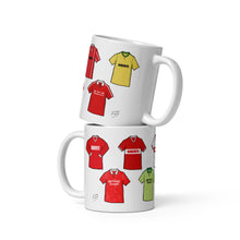 Load image into Gallery viewer, Bristol City Retro Shirts Ceramic Football Mug - ModelBricks