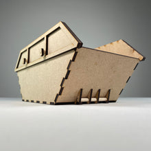 Load image into Gallery viewer, Skip Waste Container - Pre-Built Model by Curious Rabbit ® - ModelBricks