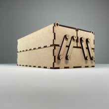 Load image into Gallery viewer, Small Two Tier Toolbox - Pre-Built Model by Curious Rabbit ® - ModelBricks