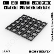 Load image into Gallery viewer, Square to Square Bases Size Converters 3d Print Full Range - ModelBricks