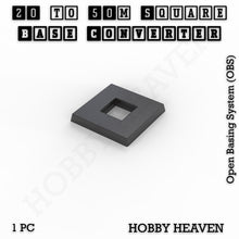 Load image into Gallery viewer, Square to Square Bases Size Converters 3d Print Full Range - ModelBricks