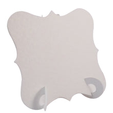 Load image into Gallery viewer, 24 x Hammered White Elegant Place Cards, Perfect for Stylish Weddings & Parties. Tableware UK Card Crafts - ModelBricks