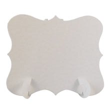 Load image into Gallery viewer, 24 x Hammered White Elegant Place Cards, Perfect for Stylish Weddings & Parties. Tableware UK Card Crafts - ModelBricks