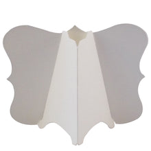 Load image into Gallery viewer, 24 x Hammered White Elegant Place Cards, Perfect for Stylish Weddings & Parties. Tableware UK Card Crafts - ModelBricks