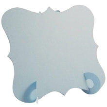 Load image into Gallery viewer, 24 x Light Blue Elegant Place Cards, Perfect for Stylish Weddings & Parties. Tableware UK Card Crafts