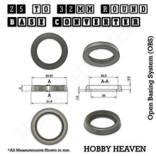 Load image into Gallery viewer, 25mm to 32mm Round Base Converter | Professional Gaming Base Adapter - ModelBricks