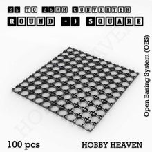 Load image into Gallery viewer, Round to Square Bases Shape and Size Converters 3d Print Full Range - ModelBricks