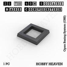 Load image into Gallery viewer, Square to Square Bases Size Converters 3d Print Full Range - ModelBricks