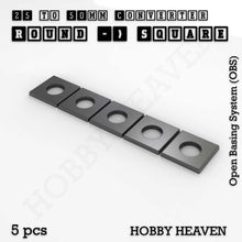 Load image into Gallery viewer, Round to Square Bases Shape and Size Converters 3d Print Full Range - ModelBricks
