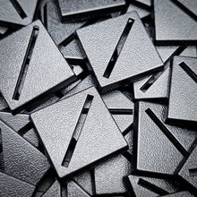 Load image into Gallery viewer, 25mm Square Diagonal Slotted Plastic Bases - ModelBricks
