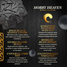 Load image into Gallery viewer, 25mm Square Diagonal Slotted Plastic Bases - ModelBricks