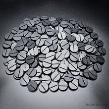 Load image into Gallery viewer, 25mm Round Slotted Bases for Wargaming Miniatures | Durable Plastic | Compatible with Popular Tabletop Games - ModelBricks