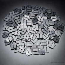 Load image into Gallery viewer, 25mm Square Parallel Slotted Plastic Bases - ModelBricks