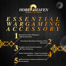 Load image into Gallery viewer, 25mm Square Parallel Slotted Plastic Bases - ModelBricks