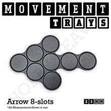 Load image into Gallery viewer, 25mm Movement Trays for Tabletop Games | Waargaming | Full Range - ModelBricks