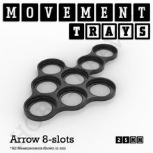 Load image into Gallery viewer, 25mm Movement Trays for Tabletop Games | Waargaming | Full Range - ModelBricks