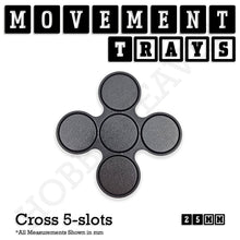 Load image into Gallery viewer, 25mm Movement Trays for Tabletop Games | Waargaming | Full Range - ModelBricks