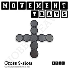 Load image into Gallery viewer, 25mm Movement Trays for Tabletop Games | Waargaming | Full Range - ModelBricks
