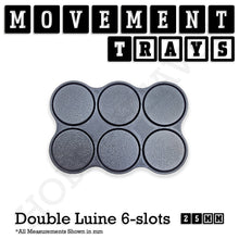 Load image into Gallery viewer, 25mm Movement Trays for Tabletop Games | Waargaming | Full Range - ModelBricks