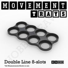 Load image into Gallery viewer, 25mm Movement Trays for Tabletop Games | Waargaming | Full Range - ModelBricks
