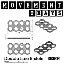 Load image into Gallery viewer, 25mm Movement Trays for Tabletop Games | Waargaming | Full Range - ModelBricks