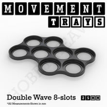 Load image into Gallery viewer, 25mm Movement Trays for Tabletop Games | Waargaming | Full Range - ModelBricks