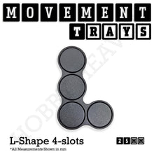 Load image into Gallery viewer, 25mm Movement Trays for Tabletop Games | Waargaming | Full Range - ModelBricks