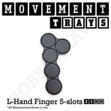 Load image into Gallery viewer, 25mm Movement Trays for Tabletop Games | Waargaming | Full Range - ModelBricks