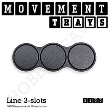 Load image into Gallery viewer, 25mm Movement Trays for Tabletop Games | Waargaming | Full Range - ModelBricks
