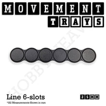Load image into Gallery viewer, 25mm Movement Trays for Tabletop Games | Waargaming | Full Range - ModelBricks