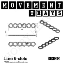Load image into Gallery viewer, 25mm Movement Trays for Tabletop Games | Waargaming | Full Range - ModelBricks