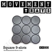 Load image into Gallery viewer, 25mm Movement Trays for Tabletop Games | Waargaming | Full Range - ModelBricks
