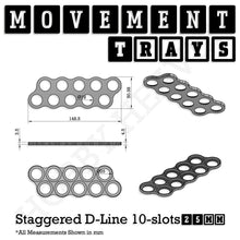 Load image into Gallery viewer, 25mm Movement Trays for Tabletop Games | Waargaming | Full Range - ModelBricks
