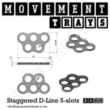 Load image into Gallery viewer, 25mm Movement Trays for Tabletop Games | Waargaming | Full Range - ModelBricks