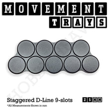 Load image into Gallery viewer, 25mm Movement Trays for Tabletop Games | Waargaming | Full Range - ModelBricks